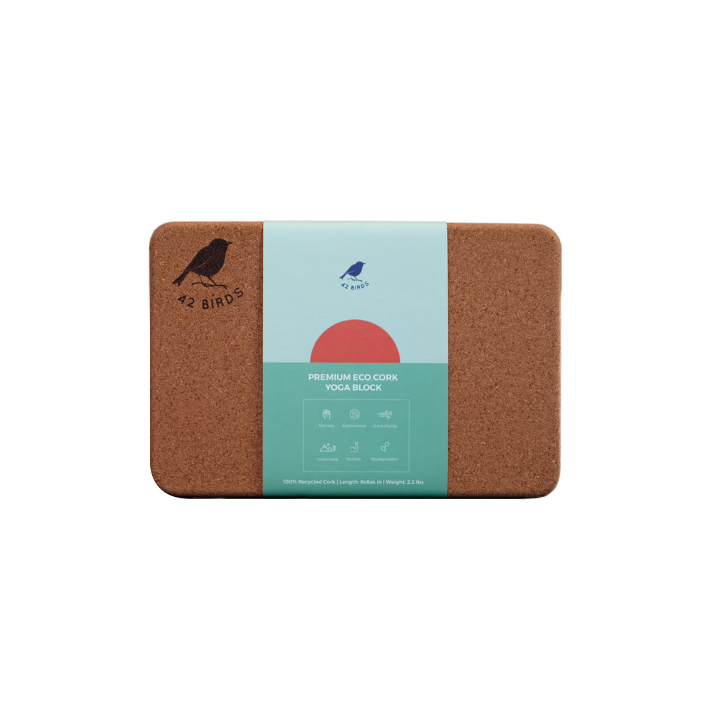 Cork Yoga Block “The Nuthatch” | 42 Birds