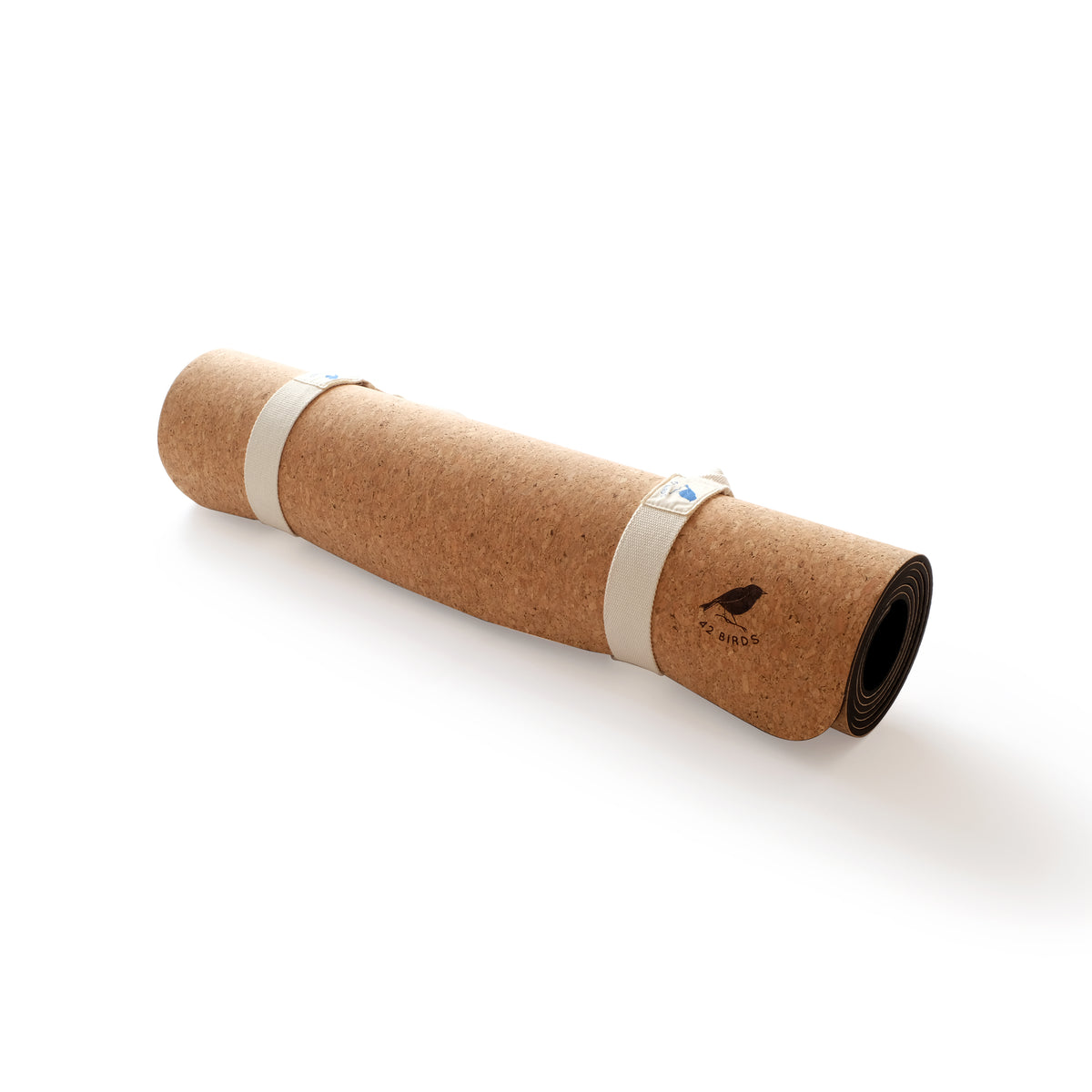 Extra Long Cork Lightweight Yoga Mat "The Robin" | 42 Birds