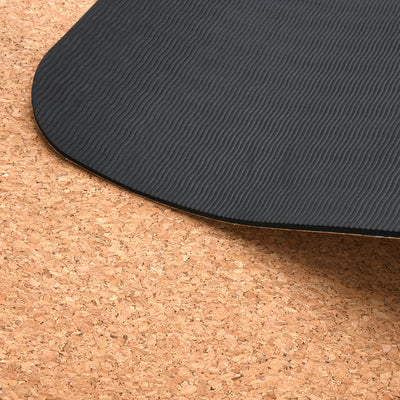 FOILLER Luxury Cork Yoga Mat - Natural Organic Cork & Eco-Friendly TPR -  Perfect Size (72” x 24”x4mm) Non Slip Exercise & Fitness Mat , Workout Mat