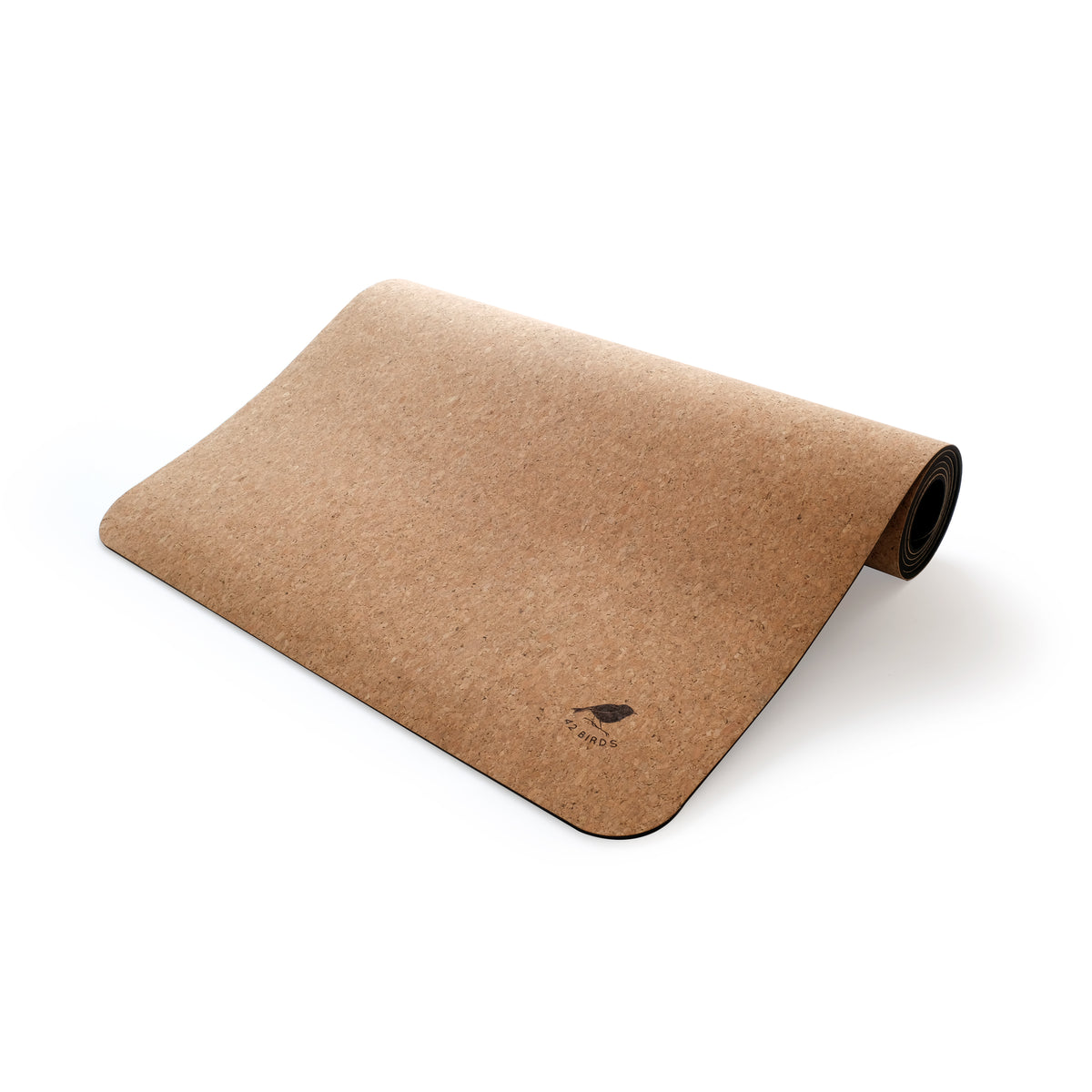 Extra Long Cork Lightweight Yoga Mat "The Robin" | 42 Birds